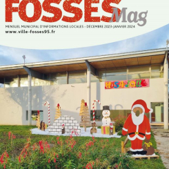 Détail de la couverture du Fosses Mag de décembre 2023 - janvier 2024