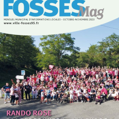 Détail de la couverture du Fosses Mag d'octobre-novembre 2023